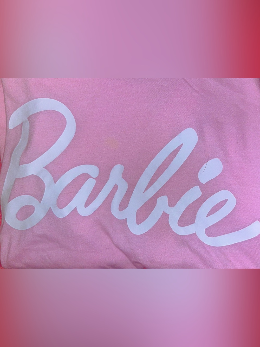Barbie x Revolve Pink Short Sleeve Logo Tee